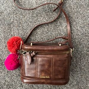 Chan2ab Brown Bucket Handbag